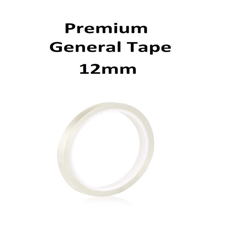 Premium General Clear Tape - 12mm x 75m