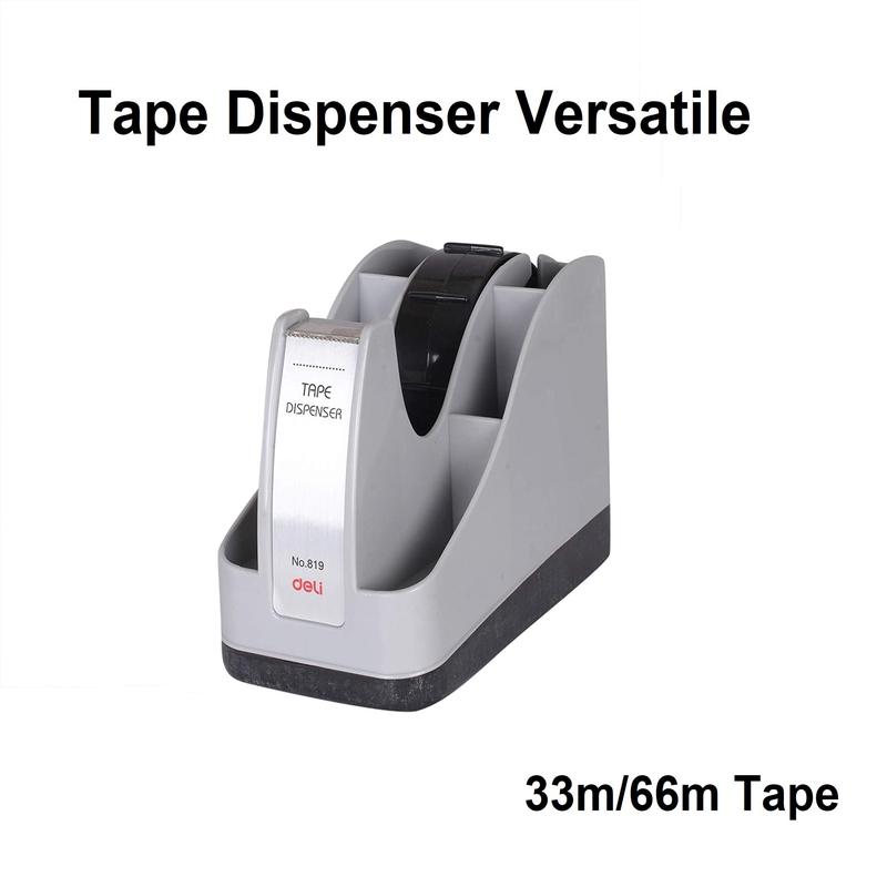 DELI Tape Dispenser Versatile - Takes Both 33m and 66m