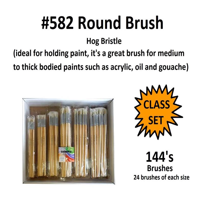 582 Brushes Classroom Box - Asst 144's