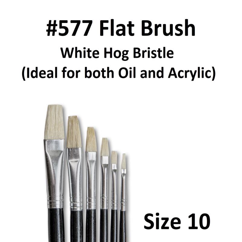 Size 10 - Eterna 577 Flat Brush