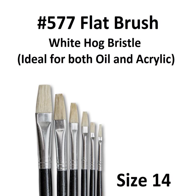 Size 14 - Eterna 577 Flat Brush