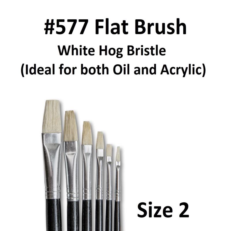 Size 2 - Eterna 577 Flat Brush
