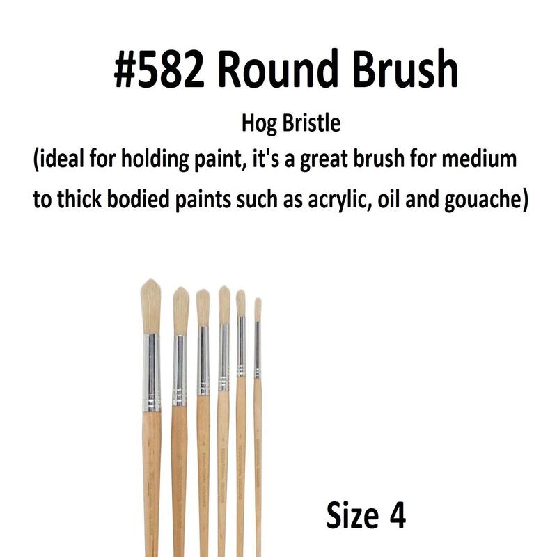 Size 4 - Eterna 582 Round Brush