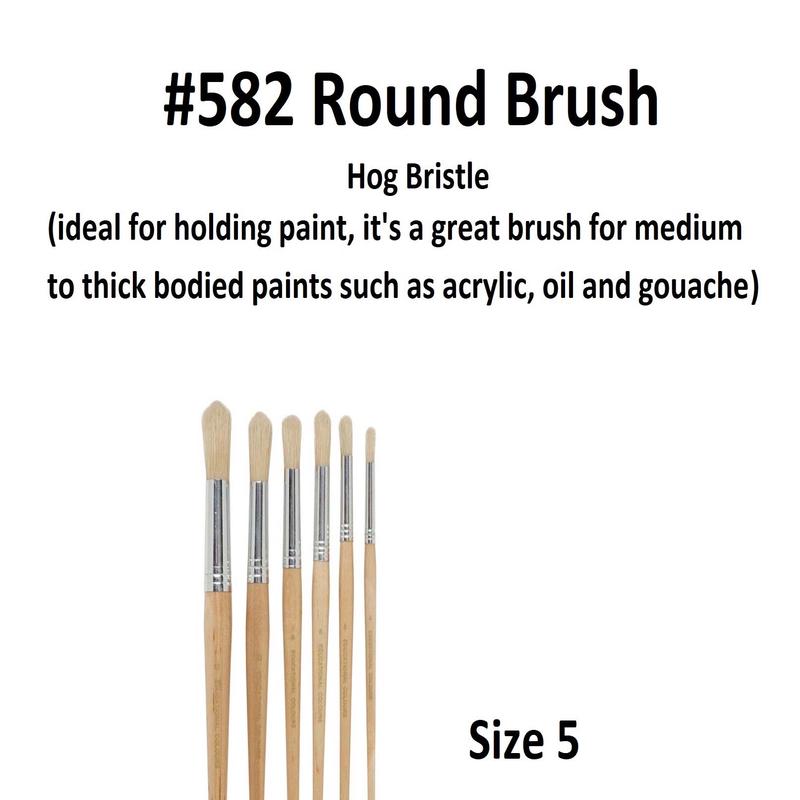 Size 5 - Eterna 582 Round Brush