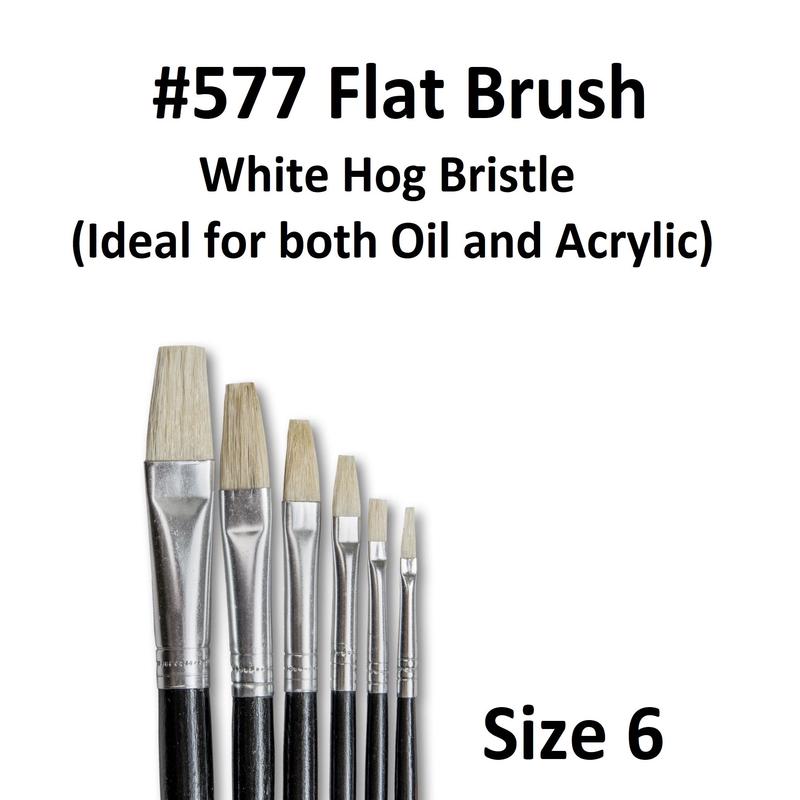 Size 6 - Eterna 577 Flat Brush