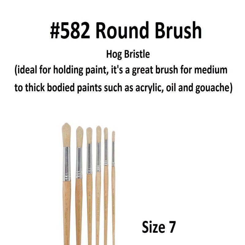 Size 7 - Eterna 582 Round Brush