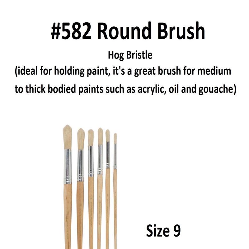 Size 9 - Eterna 582 Round Brush
