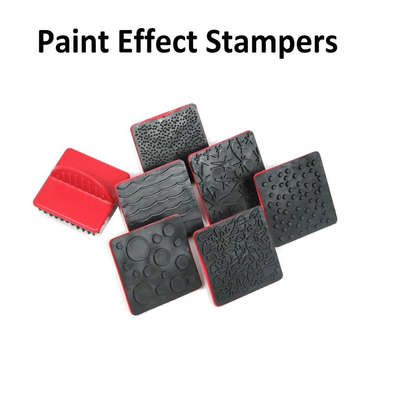 Stampers - Rubber Paint Effect (Set of 6)
