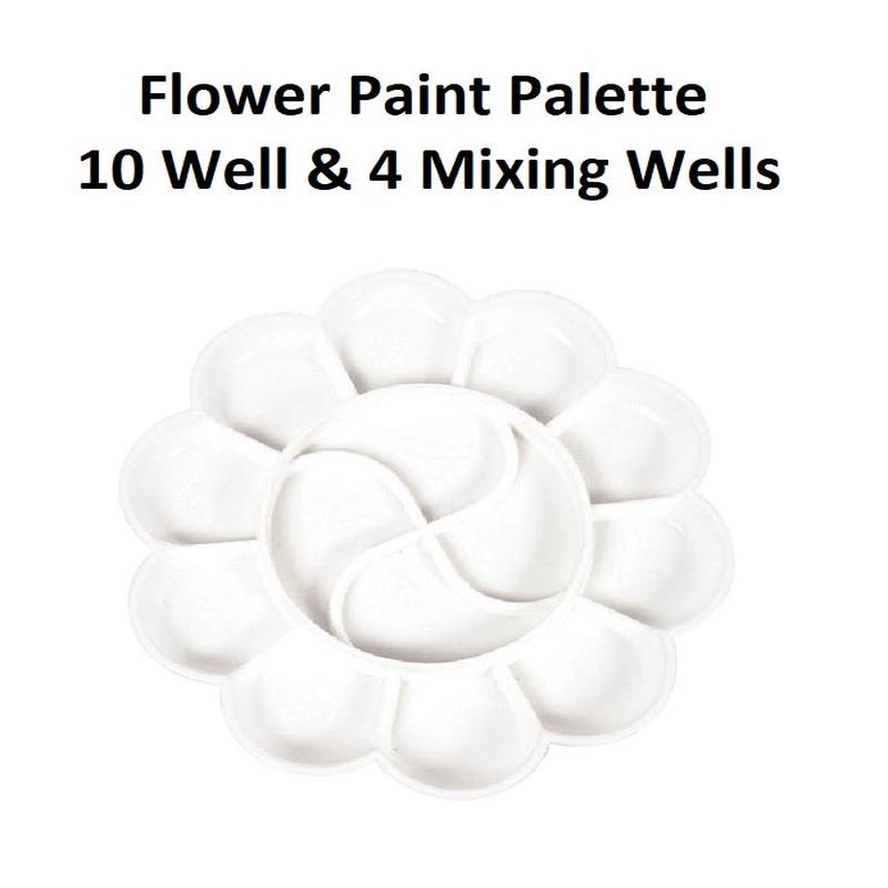 Paint Palette - 14 Well Flower