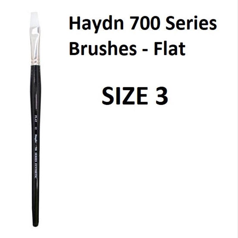 Size 3 - Haydn 700 Series Brushes - Flat