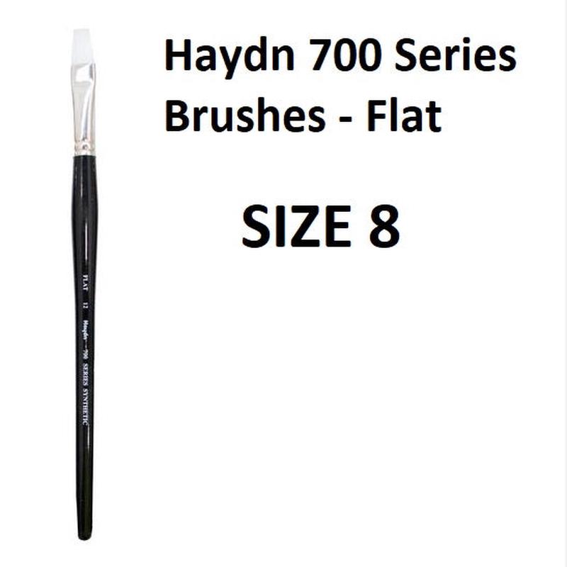 Size 8 - Haydn 700 Series Brushes - Flat