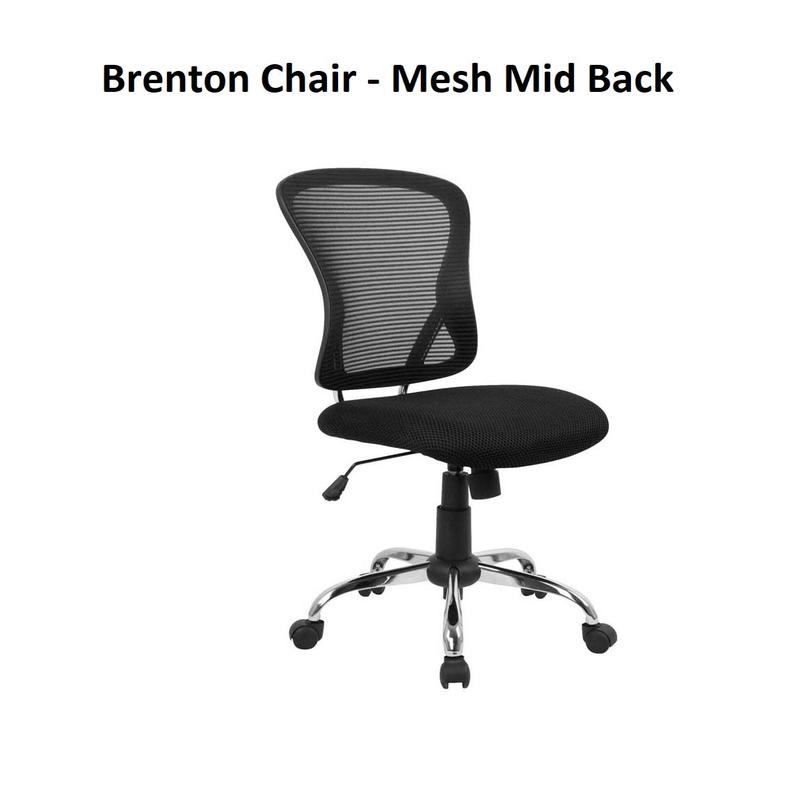 Brenton Chair - Mesh Mid Back