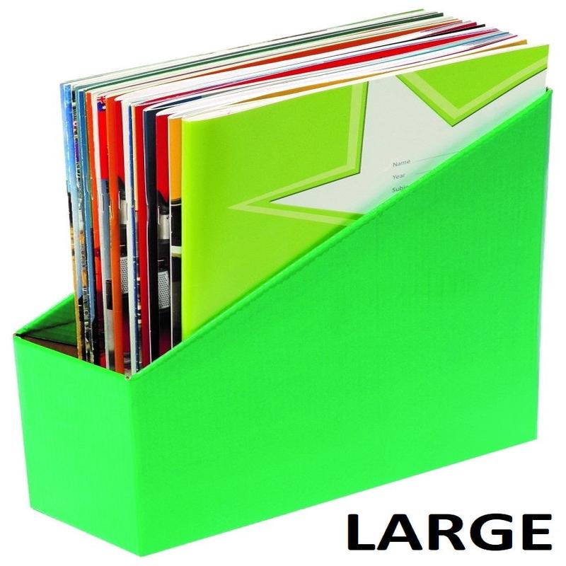 Large Green - Book Boxes (Pack of 5)