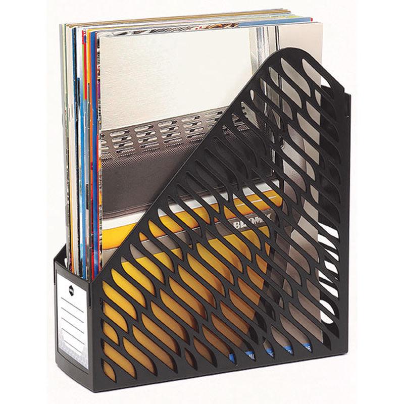 Plastic Magazine Rack - 2 Pack