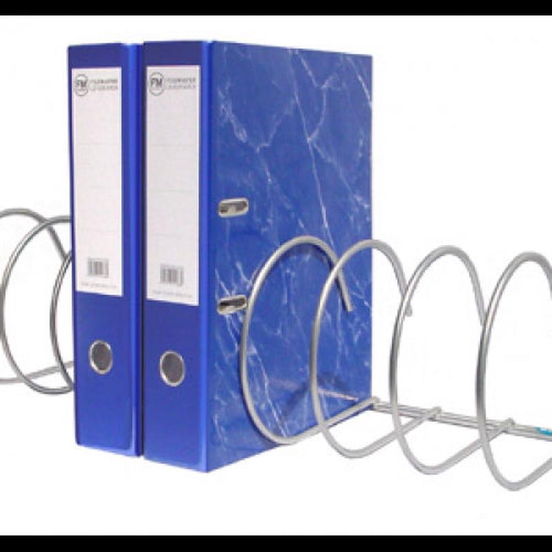 Spiral Lever Arch Holders - 8 Pocket - Silver