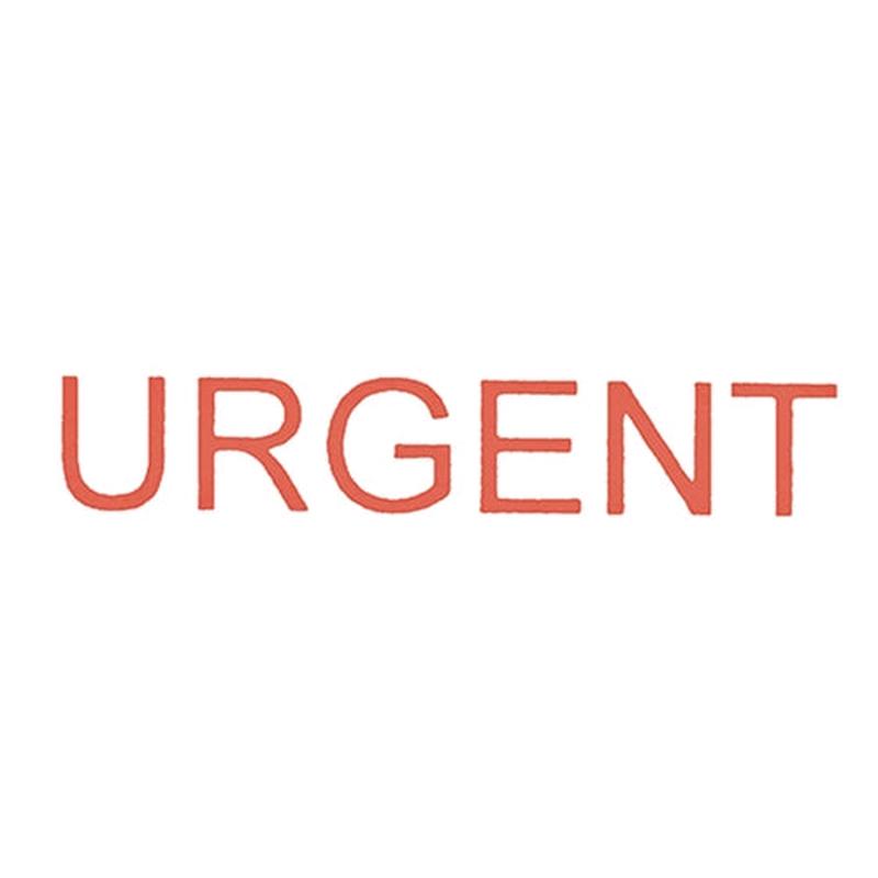 Self Inking Office Stamp - Urgent Red