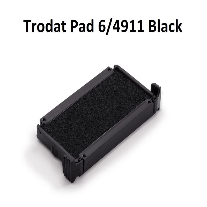 Black - Trodat 4911 Ink Pad Refill