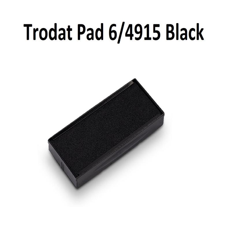 Black - Trodat 4915 Ink Pad Refill