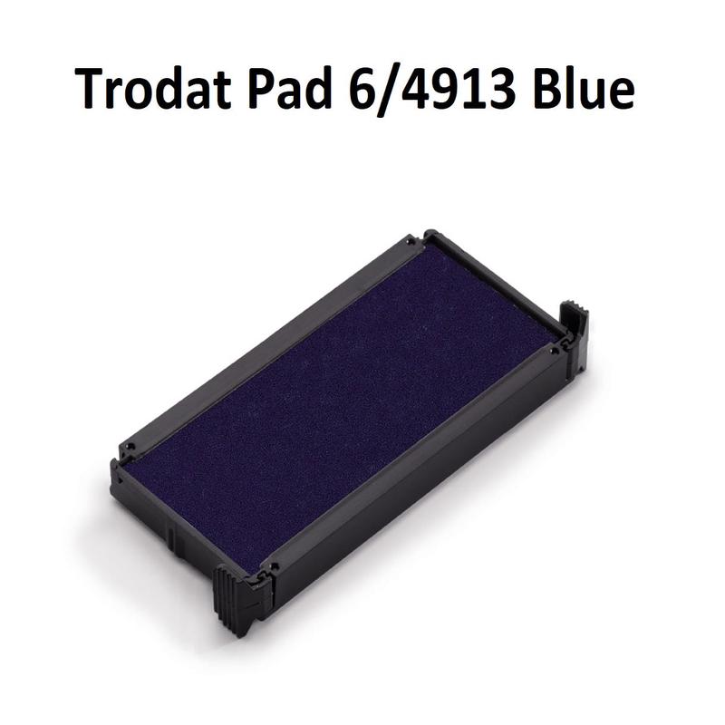 Blue - Trodat 4913 Ink Pad Refill