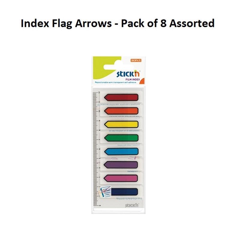 Index Flag Arrows - Pack of 8 Assorted