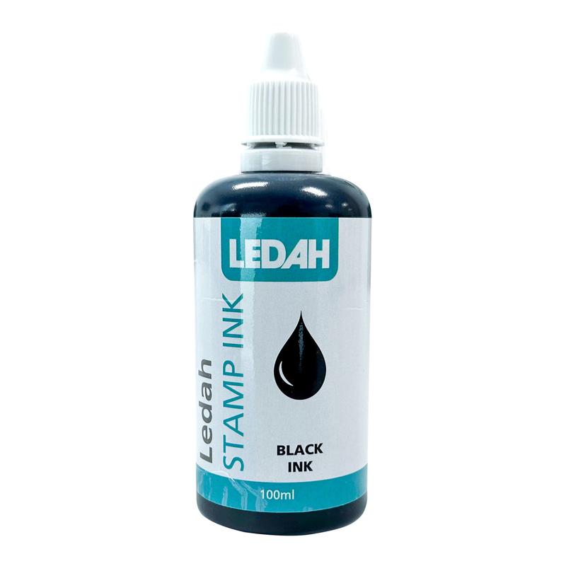 Black 100ml - Refill Ink for Stamp Pads