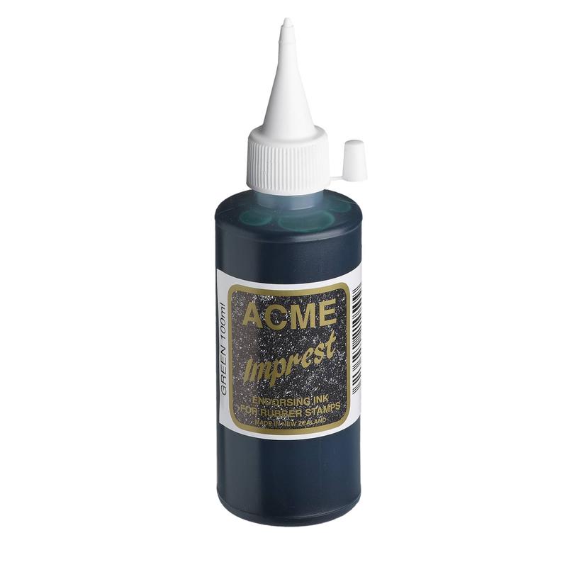 Green 100ml - Refill Ink for Stamp Pads