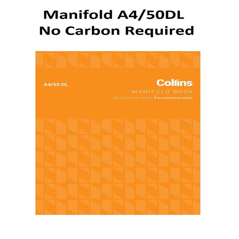 Manifold Book - A4/50 DL (NCR)