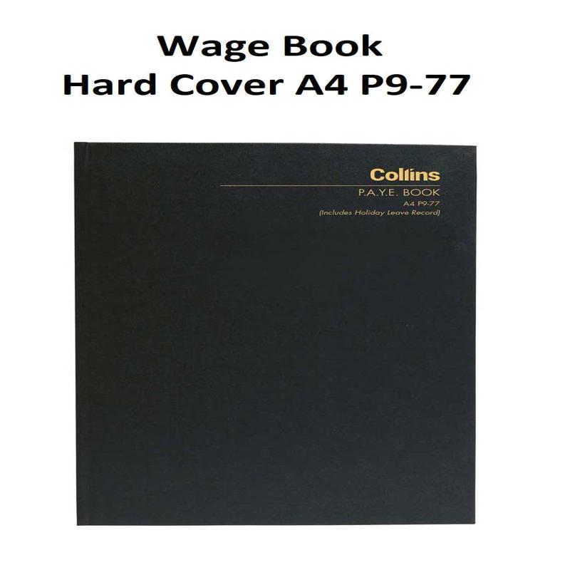 Collins Wage Book (PAYE Book) - A4 P9-77