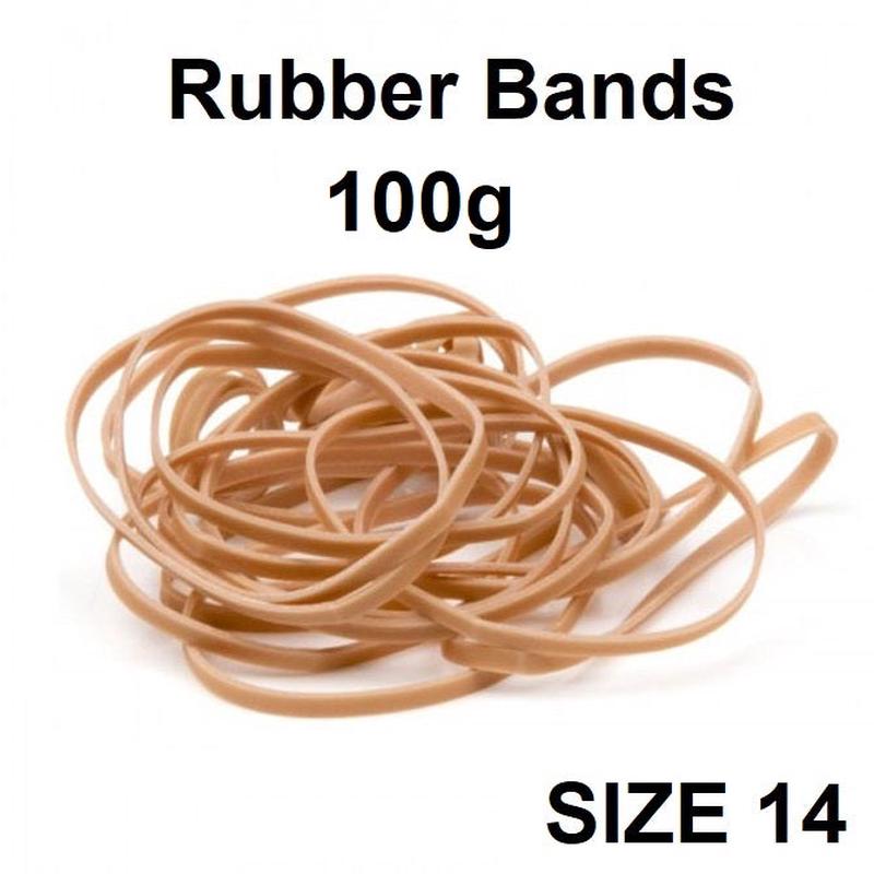 Size 14 - Rubber Bands 100g