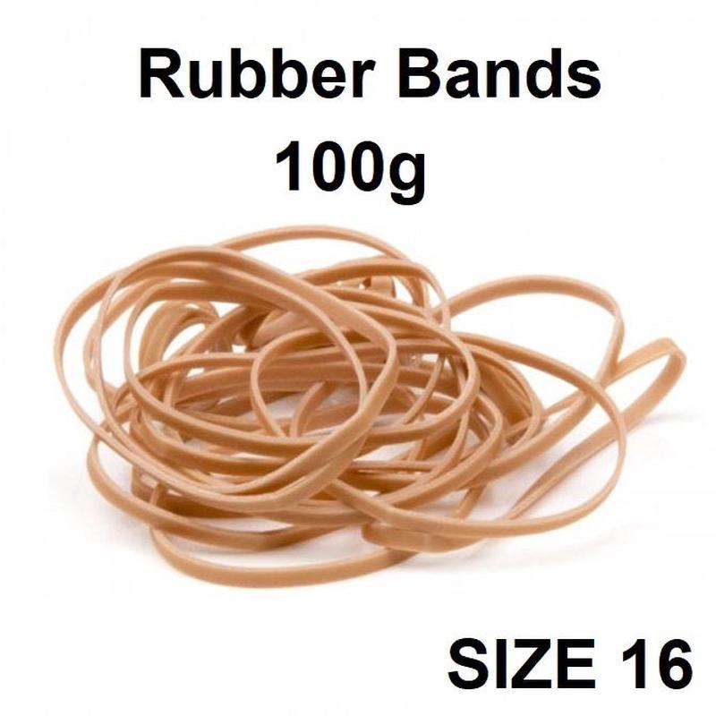 Size 16 - Rubber Bands 100g