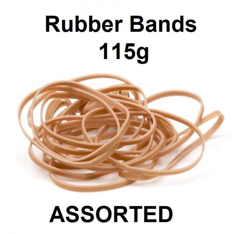 Assorted - Rubber Bands 115g