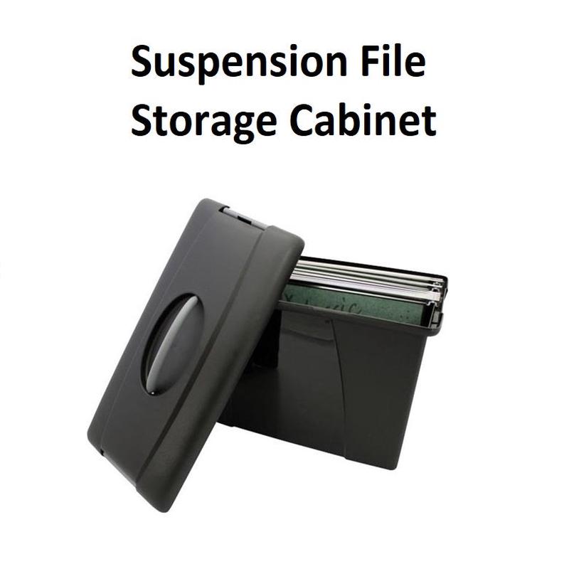 Black - Suspension File Storage Cabinet