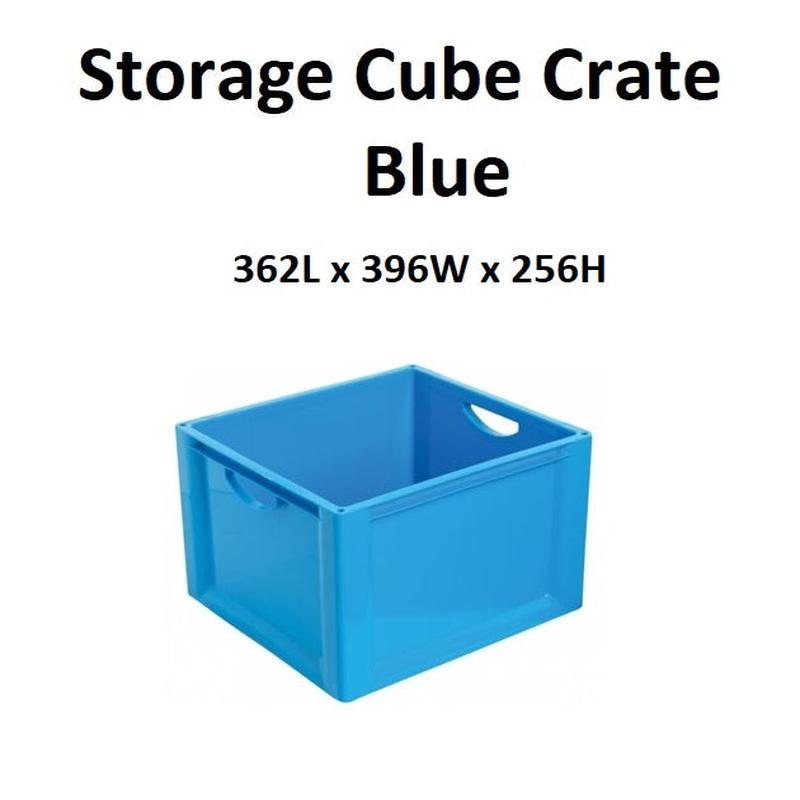 Blue - Storage Cube Crate