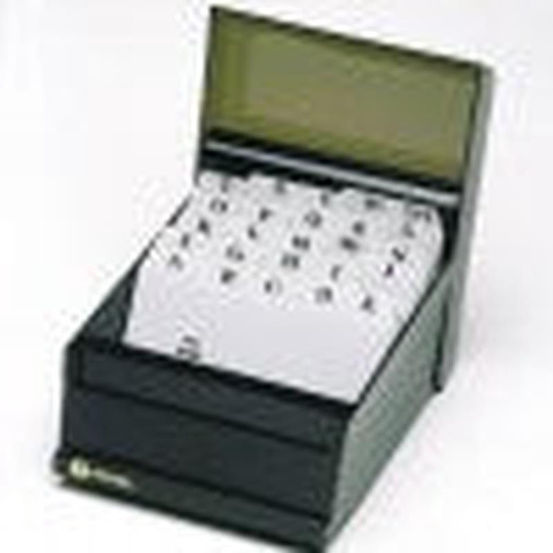 Polyprop Card Filing Index (6 x 4in) - A-Z