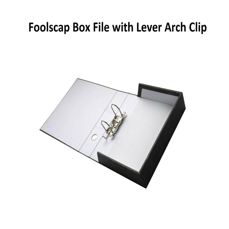 A4 Box File with Lever Arch Clip