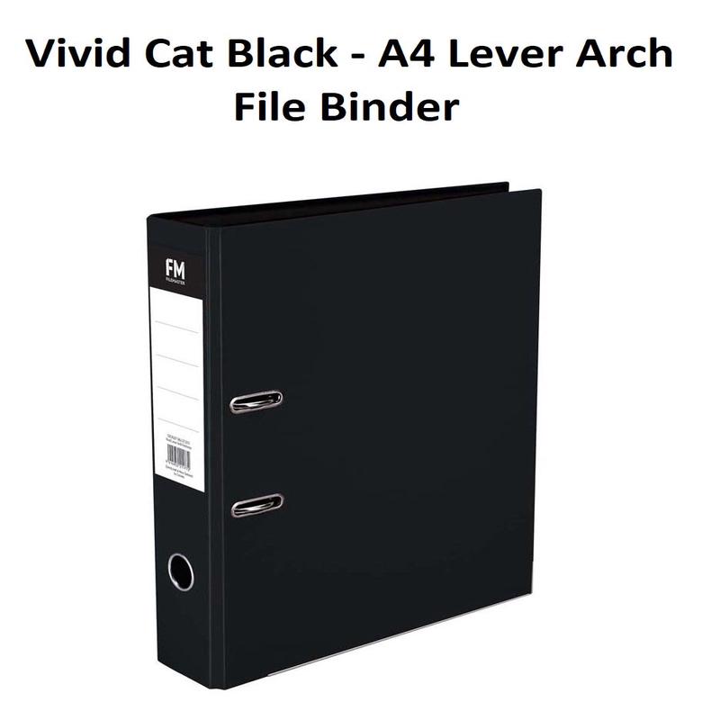 Black - A4 Lever Arch File