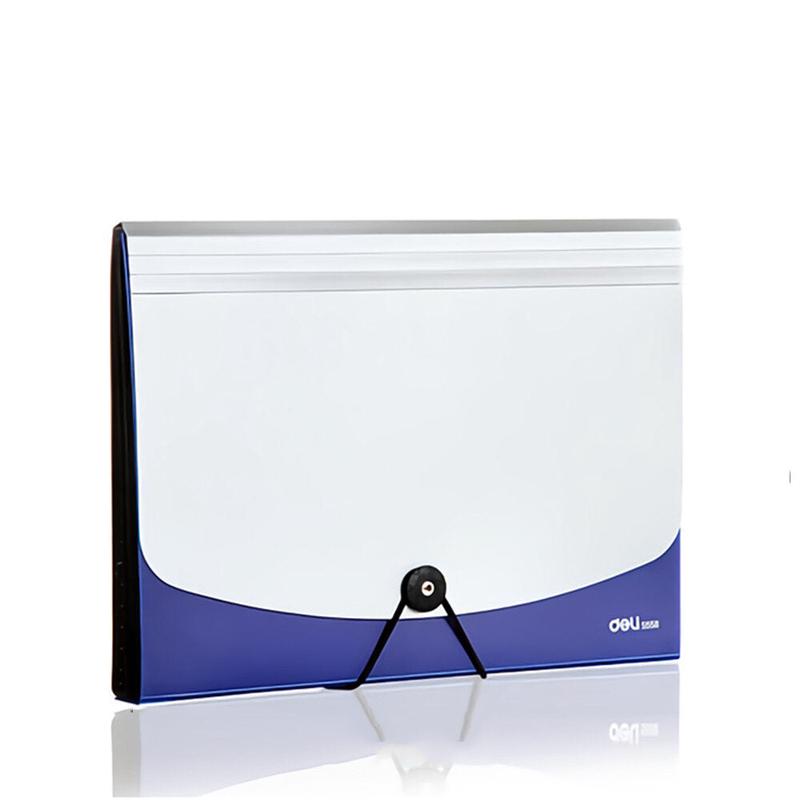 Assorted Colours - 13 Pocket Expanding Case with String Closure