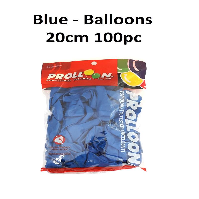 Blue - Balloons (Pack of 100)