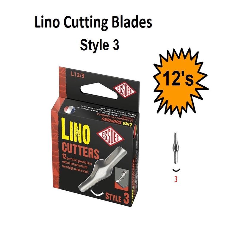 Style 3 - Lino Cutting Blades 12's