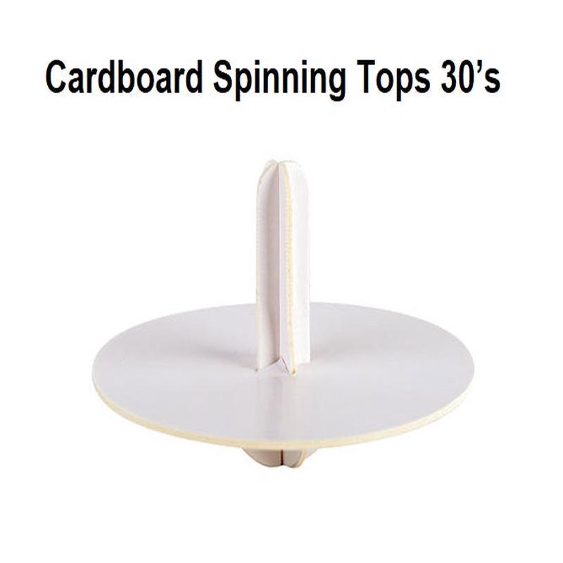 Cardboard Spinning Tops 30's
