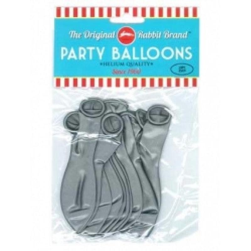 Metallic Balloons - Silver - Packet of 10