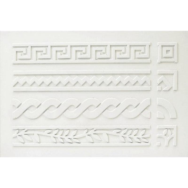 Greek Border Rubbing Plates