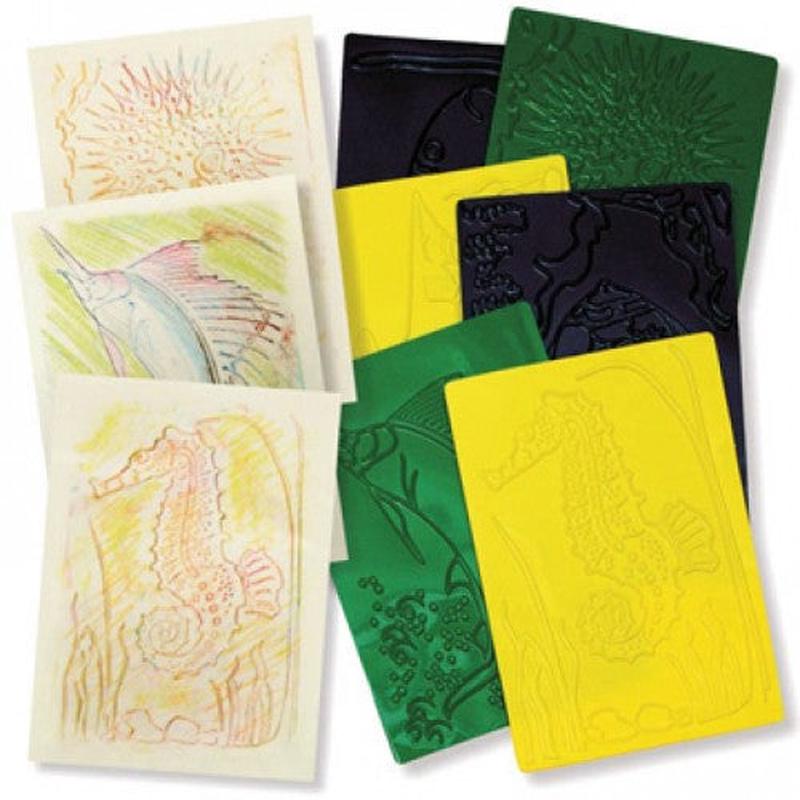 Ocean Fish Rubbing Plates