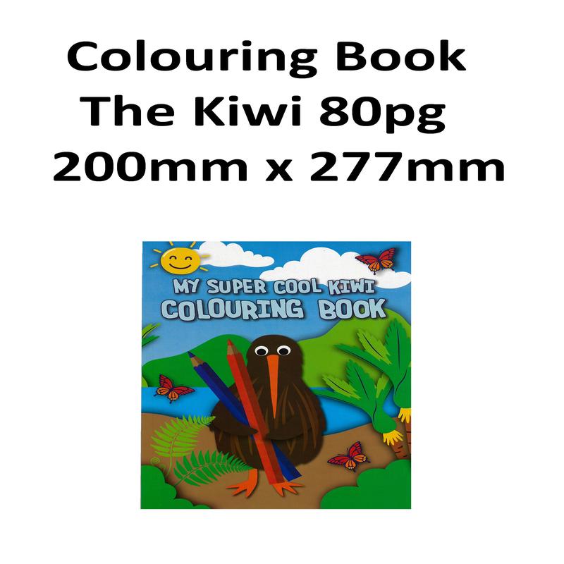 My Super Cool Kiwi Colouring Book - 80pg