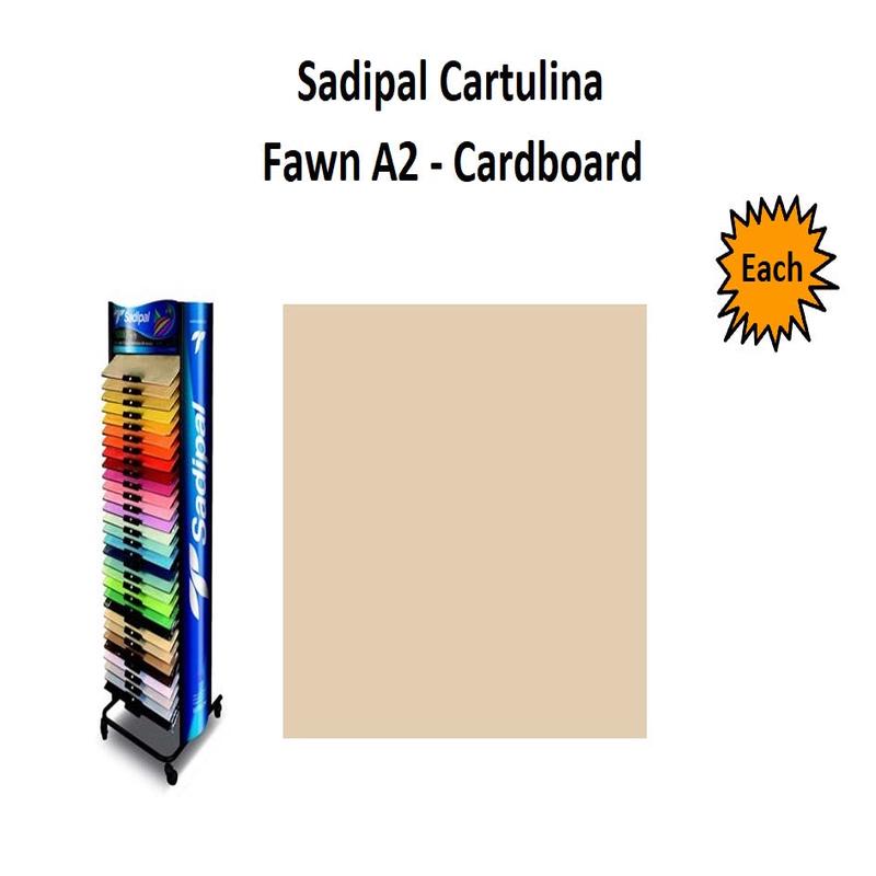 A2 - Cardboard - Single Sheets - Fawn