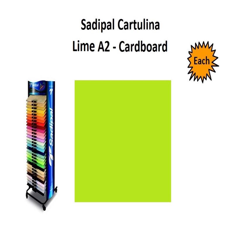 A2 - Cardboard - Single Sheets - Lime