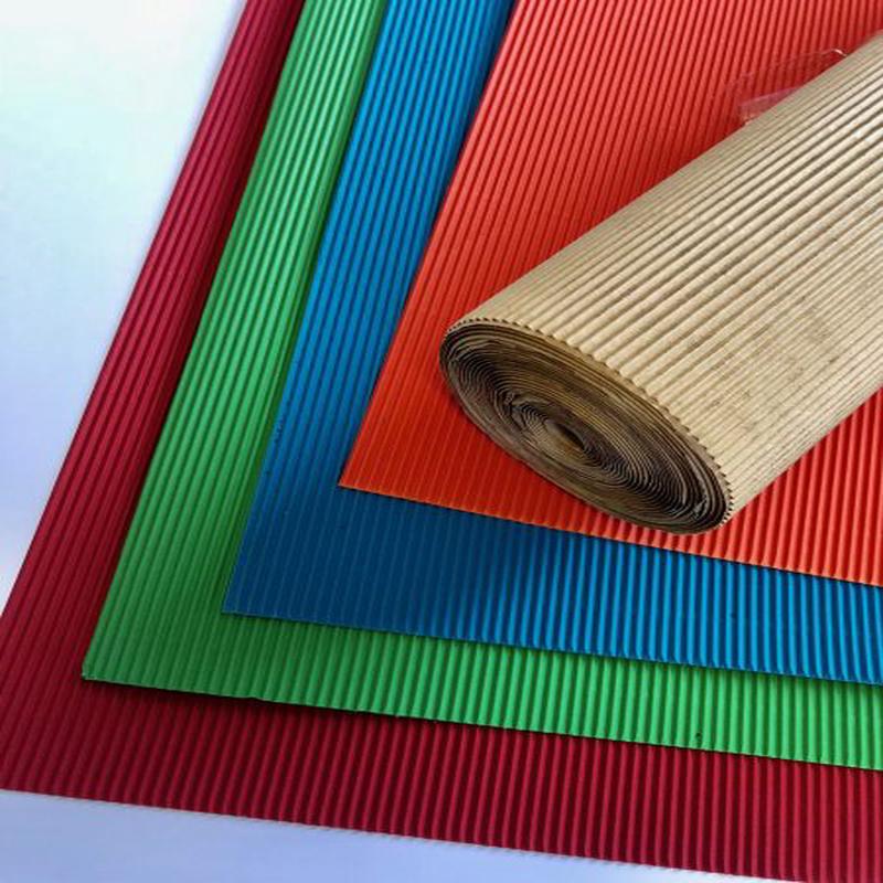 A2 - Courrugated Card 10 Colours 400gsm 25's - Assorted