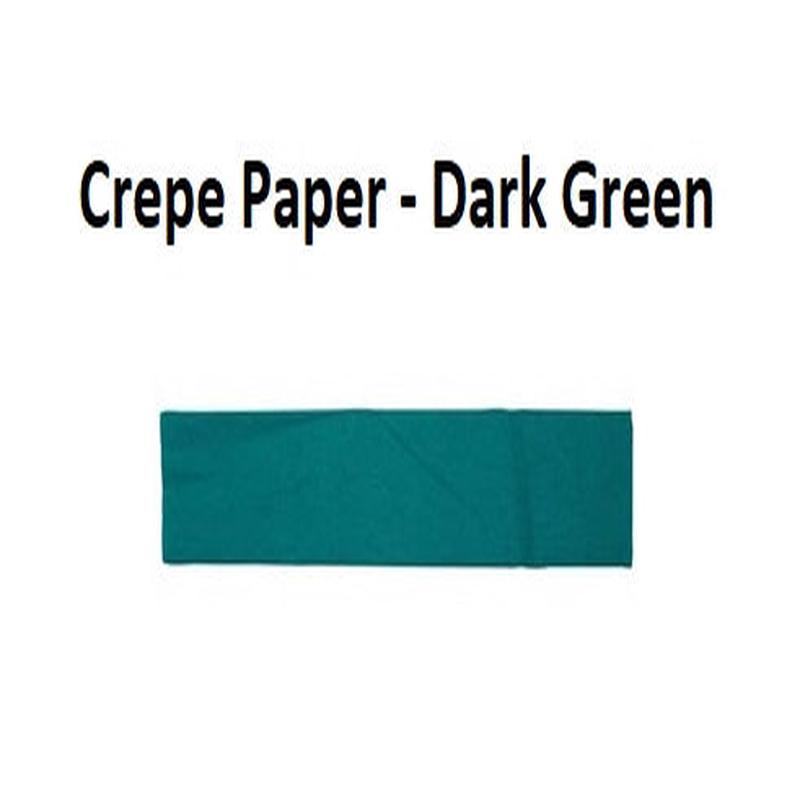 Crepe Paper - Dark Green