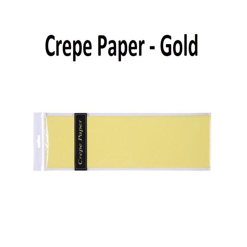 Crepe Paper - Gold
