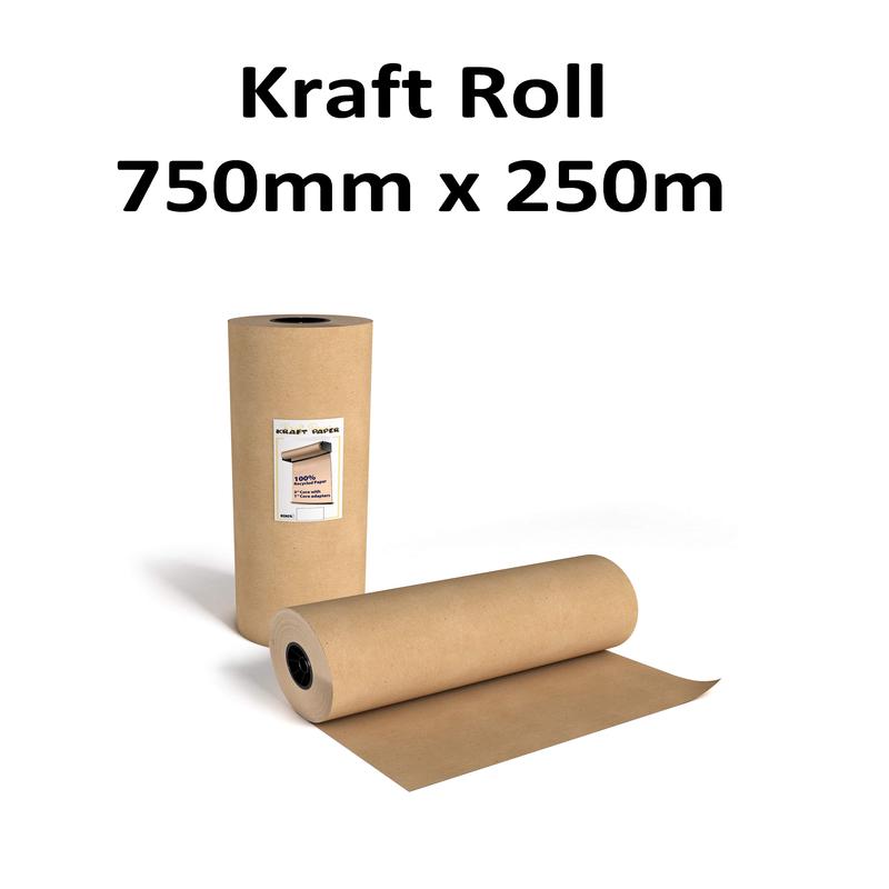 Kraft Rolls - 750mm x 250m